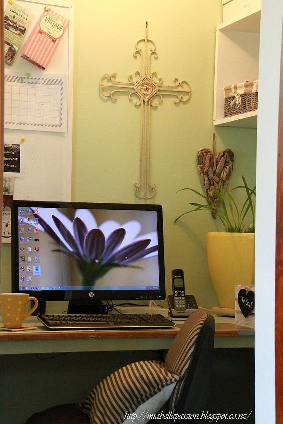 the 18 home office makeover, crafts, home office, organizing