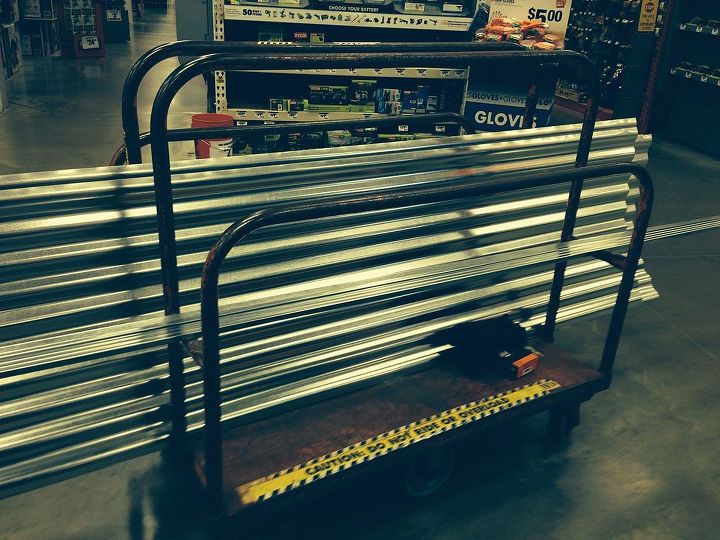 Ceiling Makeover Using Aluminum Siding Hometalk