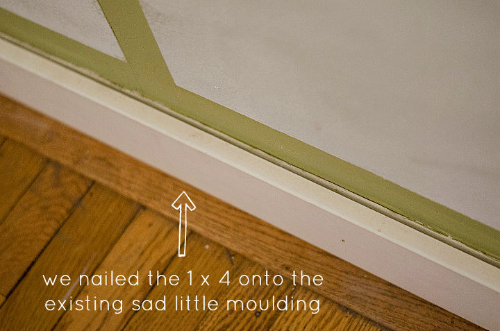 how to make baseboards chunkier easy fix, how to, wall decor, woodworking projects