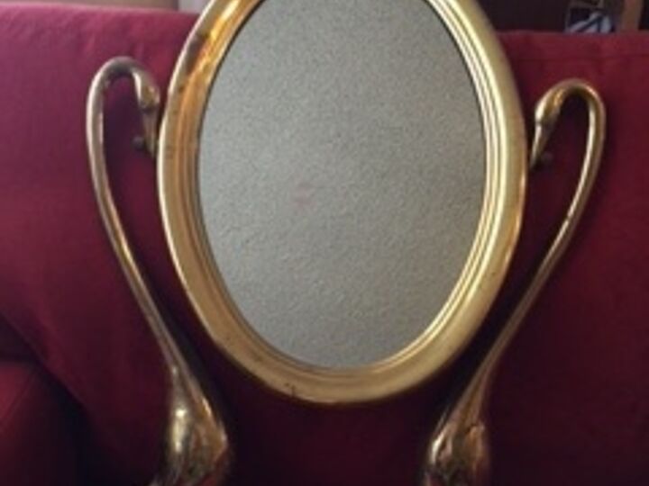 q mirror revamp, crafts, painted furniture, repurposing upcycling, Desperate for a re do