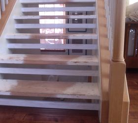 floating stairs makeover