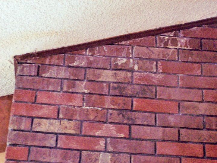 moisture coming in around brick fireplace