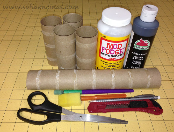 new idea for homemade photo frames made out of paper towel tubes, crafts, decoupage, how to, repurposing upcycling