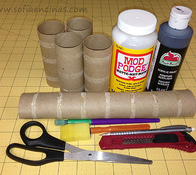 new idea for homemade photo frames made out of paper towel tubes