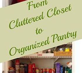 Create an Organized Pantry Out of a Coat Closet
