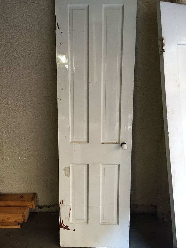 mid century closet door salvage and repurpose, doors, painted furniture, repurposing upcycling, woodworking projects