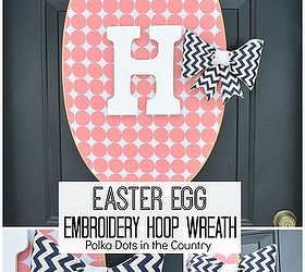 easter egg embroidery hoop wreath, crafts, easter decorations, how to, seasonal holiday decor, wreaths