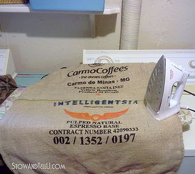 tips for washing and drying coffee sacks, cleaning tips, crafts, how to, laundry rooms, repurposing upcycling