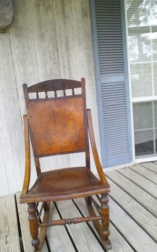 how do i clean this beautiful old rocker