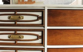 Gorgeous 2 Tone Mid Century Modern Dresser