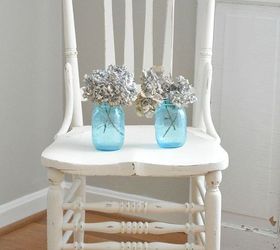 from drab to fab farmhouse a boring chair gets a makeover, painted furniture, shabby chic