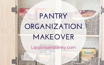 Pantry Organization With Baskets and Ball Mason Jars