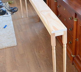 make this sofa table for 25, diy, how to, painted furniture, woodworking projects