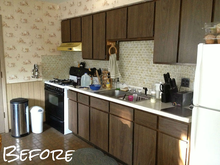 kitchen update for 500, countertops, home improvement, kitchen cabinets, kitchen design, painting