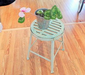 repurposed storm drain stool, kitchen design, painted furniture, repurposing upcycling