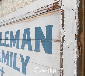 repurposed cottage sign, chalk paint, crafts, how to, repurposing upcycling