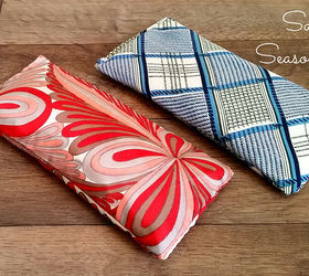 retro relaxation vintage scarf eye pillows, crafts, how to, repurposing upcycling