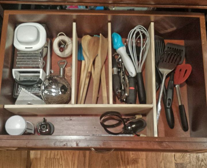 kitchen drawer organization, how to, kitchen design, organizing, storage ideas