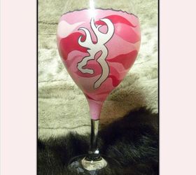 Painted Wine Glass by GranArt