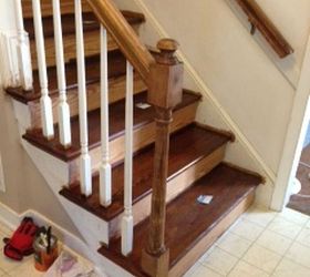 should i paint or stain the newel post on my steps
