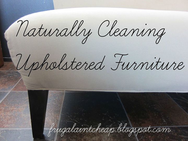 limpieza natural de muebles usados tapizados