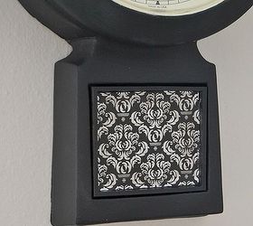 thrift store clock makeover, crafts, wall decor