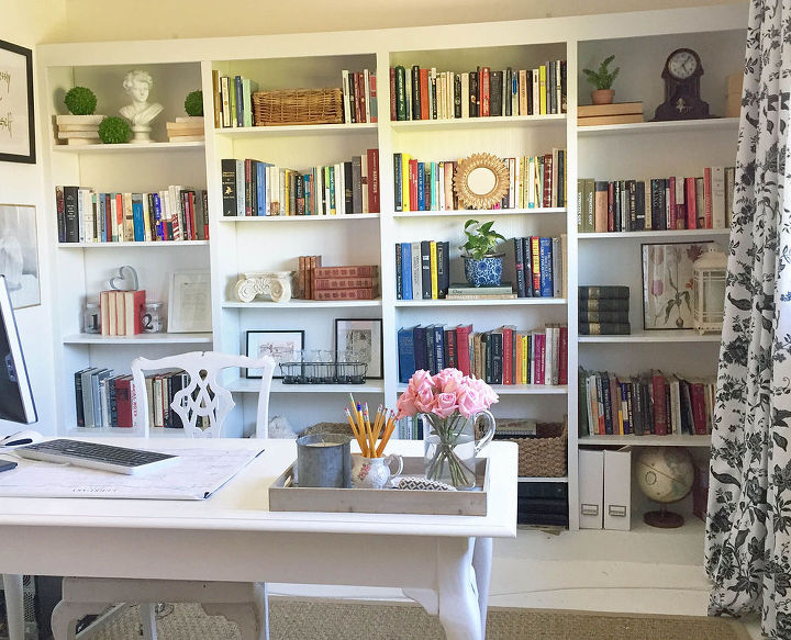 a room with a vintage soul, doors, home office, repurposing upcycling, shelving ideas