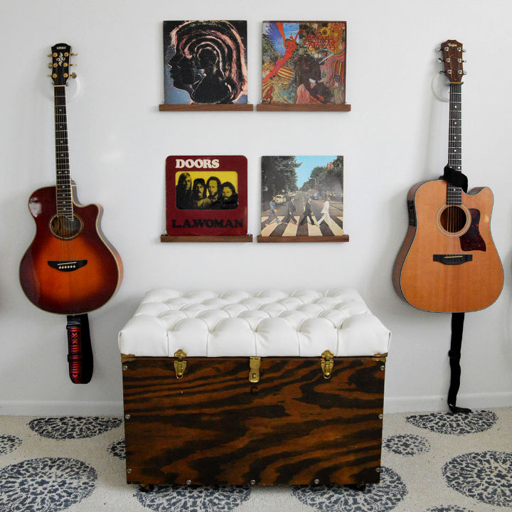 the hardest button to button a diy tufted storage ottoman, painted furniture, storage ideas, reupholster, DIY tufted storage ottoman