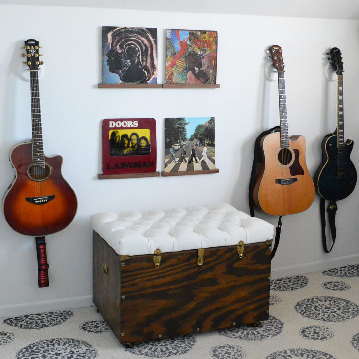 the hardest button to button a diy tufted storage ottoman, painted furniture, storage ideas, reupholster, DIY tufted storage ottoman