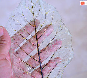 color tinted skeleton leaves, crafts, how to, repurposing upcycling, wall decor