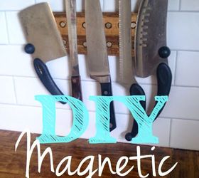 make a magnetic knife rack our of scrap wood, crafts, how to, kitchen design, organizing, storage ideas, woodworking projects