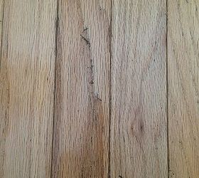 how to clean cracks in hardwood