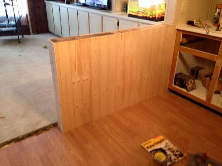 Pallet Half Wall Kitchen Divider Hometalk
