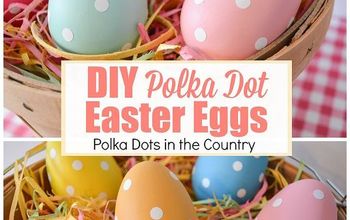 DIY Polka Dot Easter Eggs