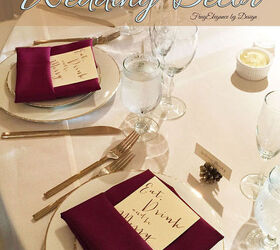 diy wedding decor frug elegant style, crafts, dining room ideas, repurposing upcycling