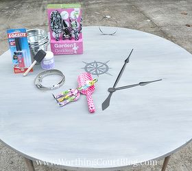 look what i did with a 5 tabletop, crafts, how to, outdoor furniture, outdoor living, repurposing upcycling