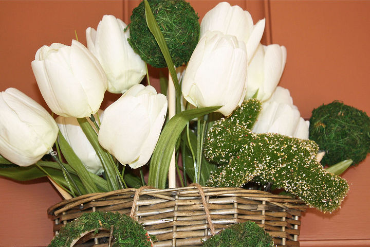 Spring Decor Door Basket Moss Covered Initial Crafts Diy Doors Home Spring Decor Door Basket Moss Covered Initial Crafts Diy Doors Home