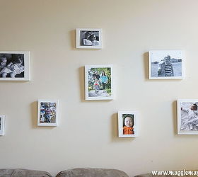 make your own frames for a wall collage, crafts, decoupage, how to, wall decor