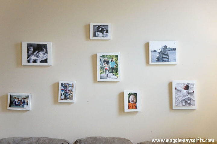 haz tus propios marcos para un collage de pared