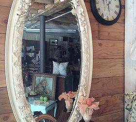sea shells far from the sea shore a mirrored view, crafts, home decor, repurposing upcycling