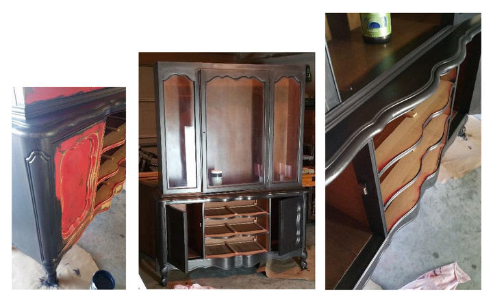 Recipes for Lemon Oil Furniture Polish Painted Hutch | Hometalk