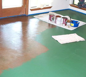 How To Paint Your Concrete Basement Floor To Look Like Slab