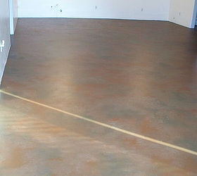 how to paint your concrete basement floor to look like slab flagstone