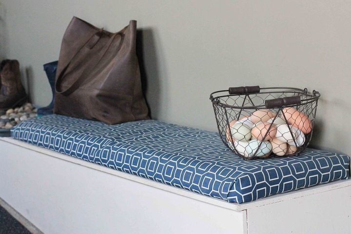 No Sew Bench Cushion Hometalk