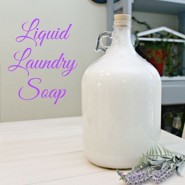 diy liquid laundry detergent borax free, cleaning tips, go green, how to, laundry rooms