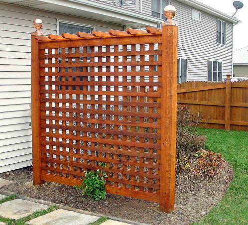 a little piece of heaven at home, New privacy fence added