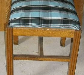 giving a little footstool a new life, painted furniture, reupholster