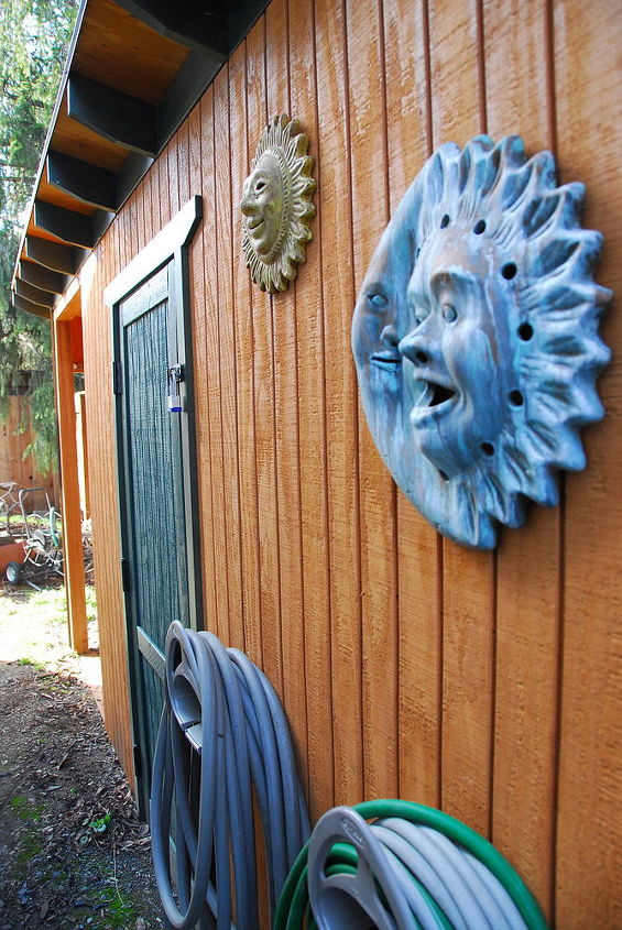 diy wood shed with critter-proof foundation hometalk