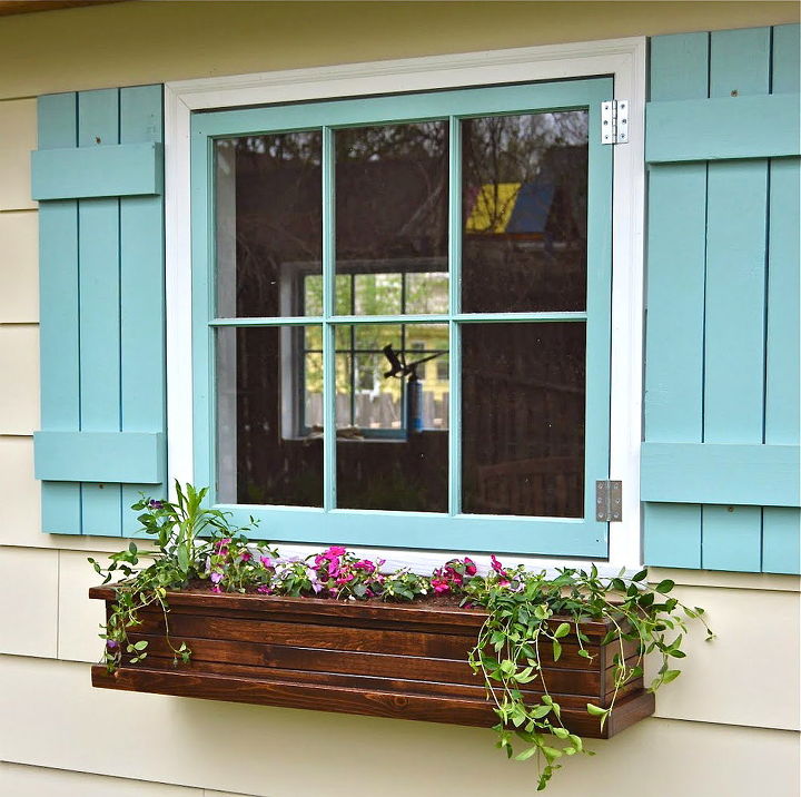 window box planters, container gardening, flowers, gardening, how to, outdoor living, woodworking projects