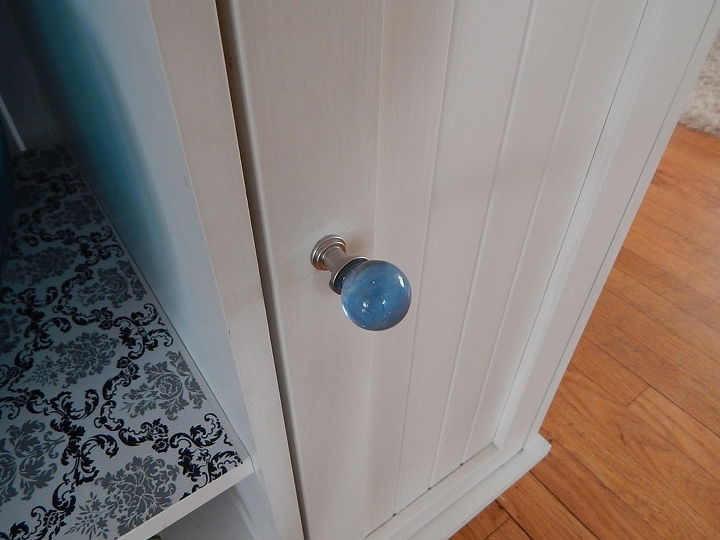 glass marble knobs, painted furniture, repurposing upcycling